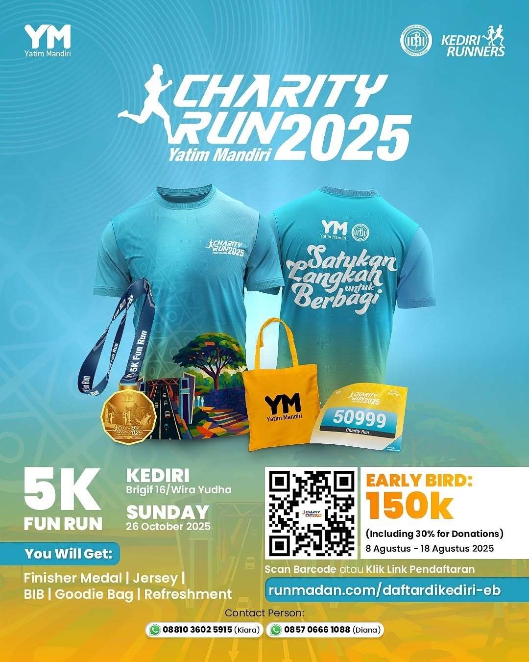 Charity Run by Yatim Mandiri Chapter Kediri Charity Run by Yatim Mandiri Chapter Kediri