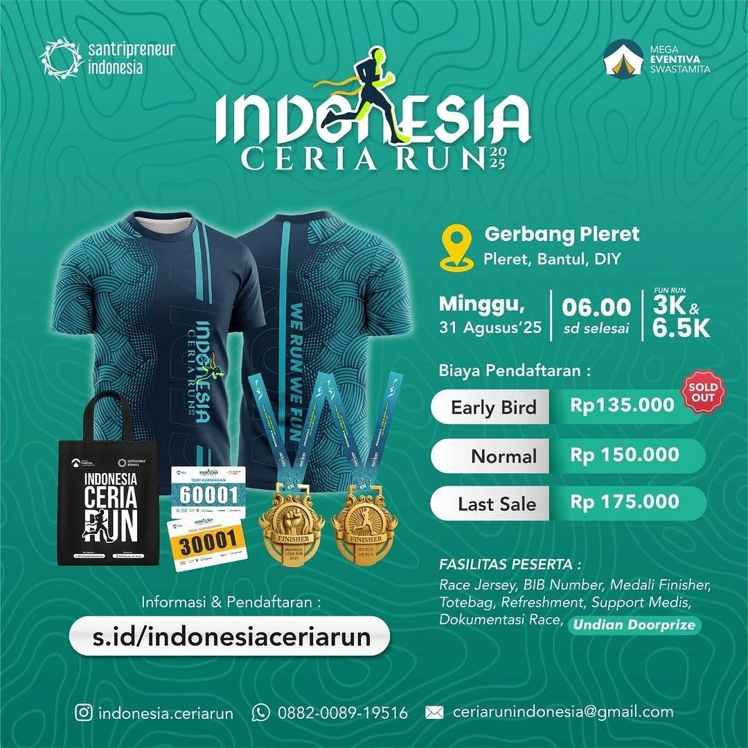 Indonesia Ceria Run 2025 Bantul Series 2