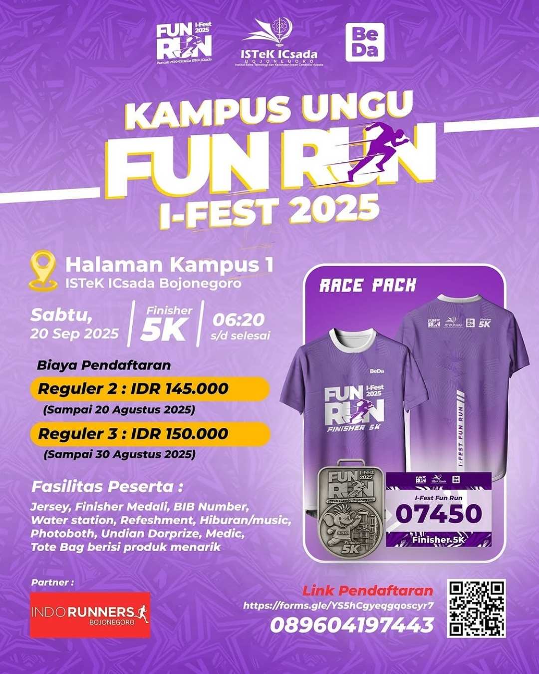 Kampus Ungu Fun Run I-Fest 2025 Kampus Ungu Fun Run I-Fest 2025
