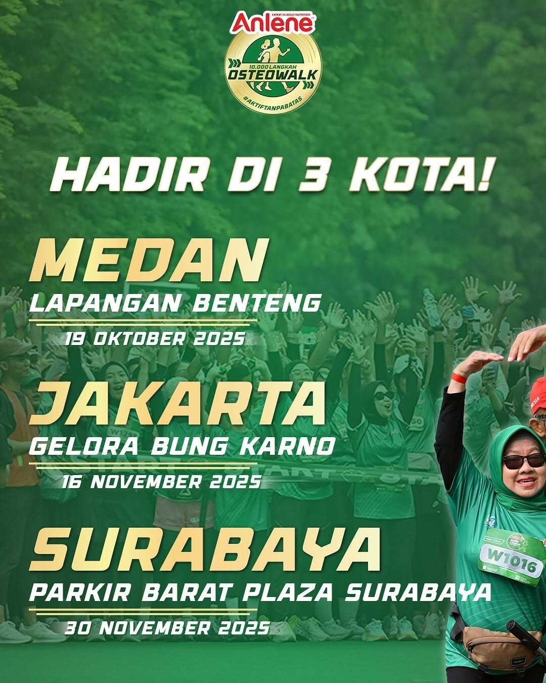 ANLENE Osteorun Medan Jakarta Surabaya ANLENE Osteorun Medan Jakarta Surabaya