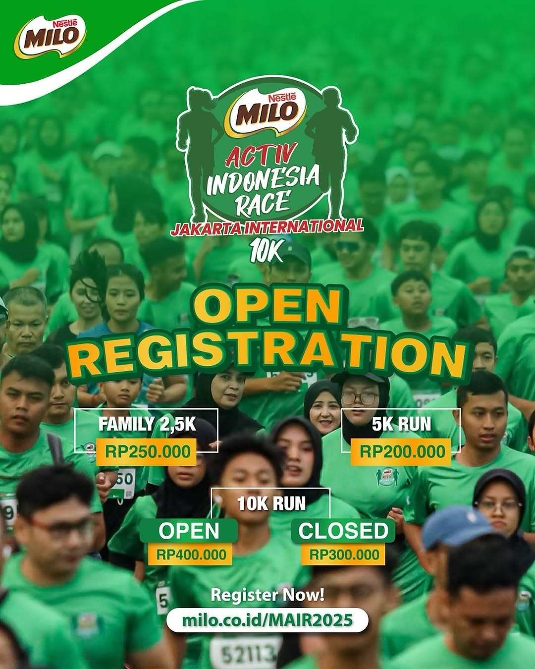 Registrasi MAIR 2025 Jakarta International 10K