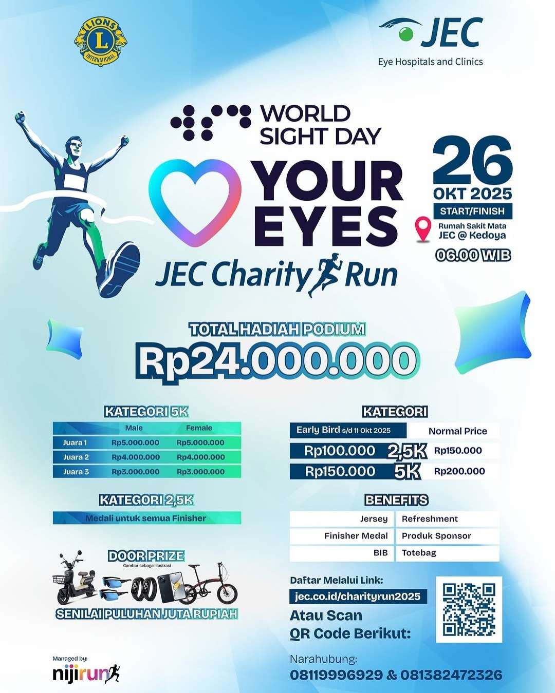 World Sight Day JEC Charity Run World Sight Day JEC Charity Run