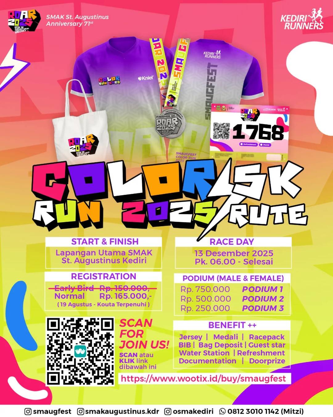 Color Run of SMAK St. Augustinus