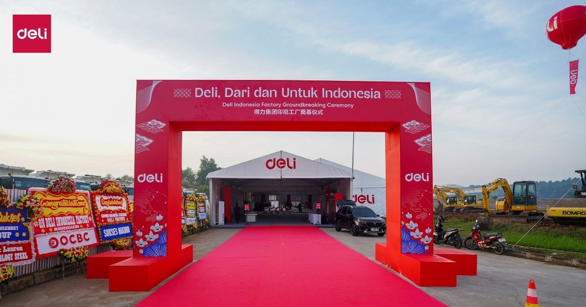 Groundbreaking Pabrik Deli Indonesia di Karawang - venue luar