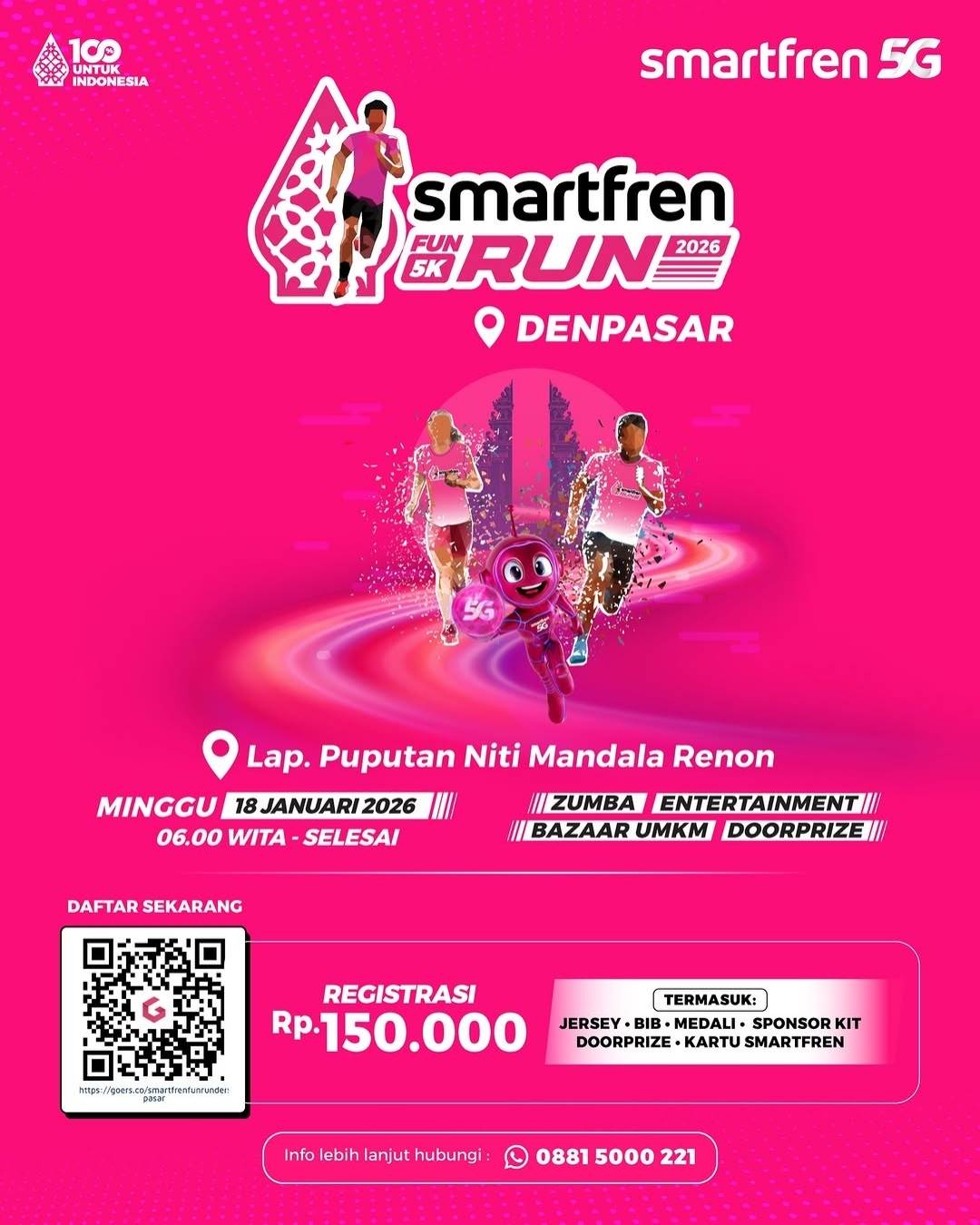Smartfren Fun Run 2026 Denpasar
