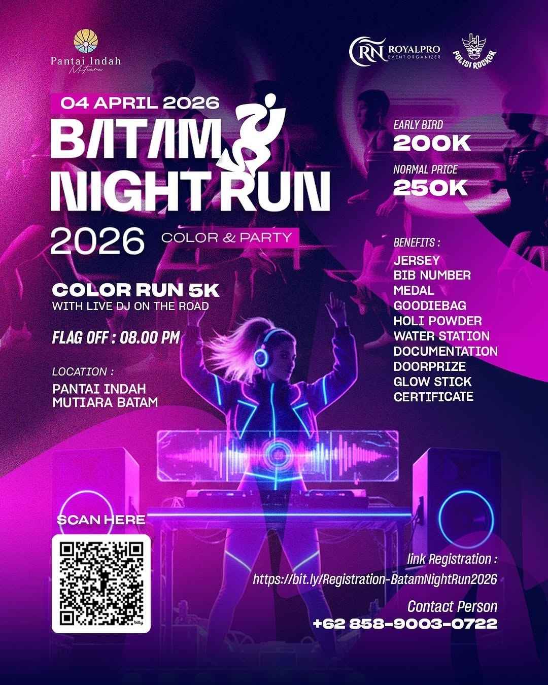 Batam Night Run 2026 Color & Party