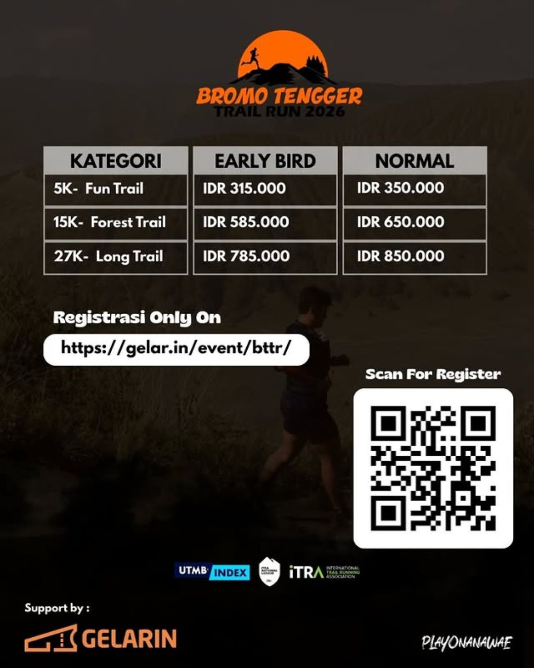 Bromo Tengger Trail Run Bromo Tengger Trail Run