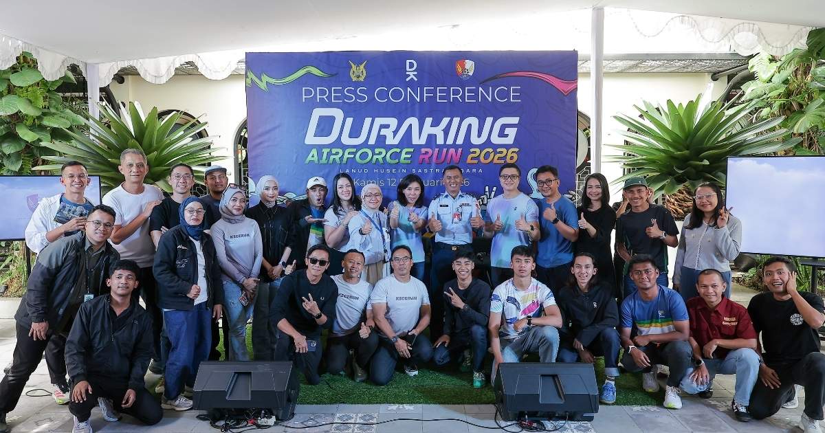 Foto Bersama Press Conference Duraking Airforce Run 2026