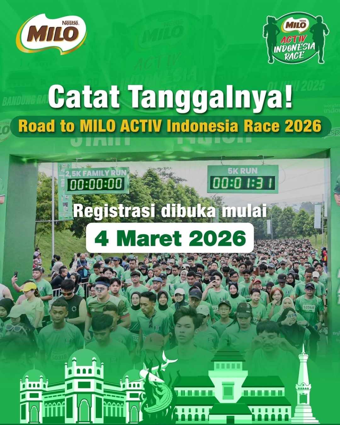 Road to MILO ACTIV Indonesia Race 2026