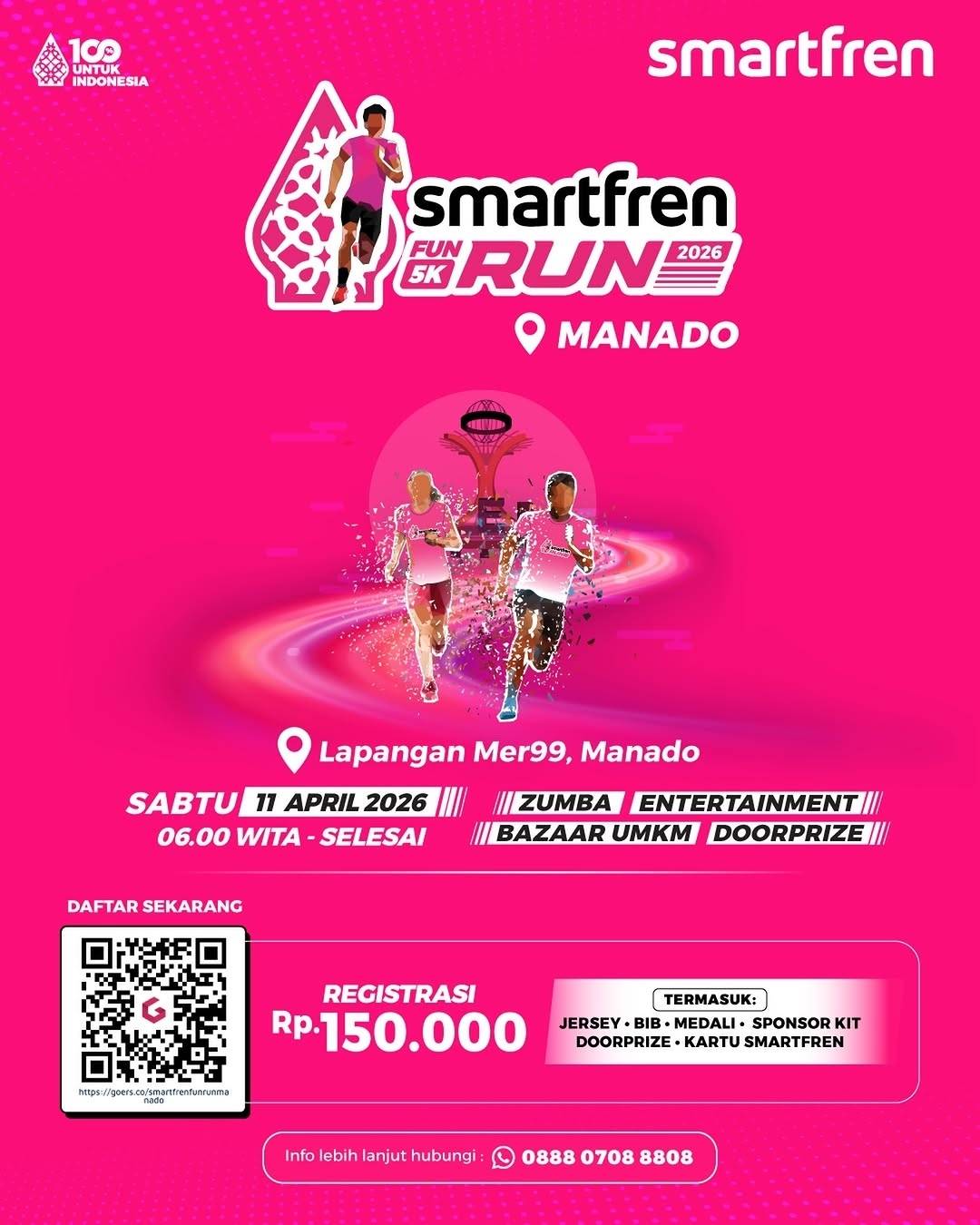 Smartfren Fun Run 2026 Manado