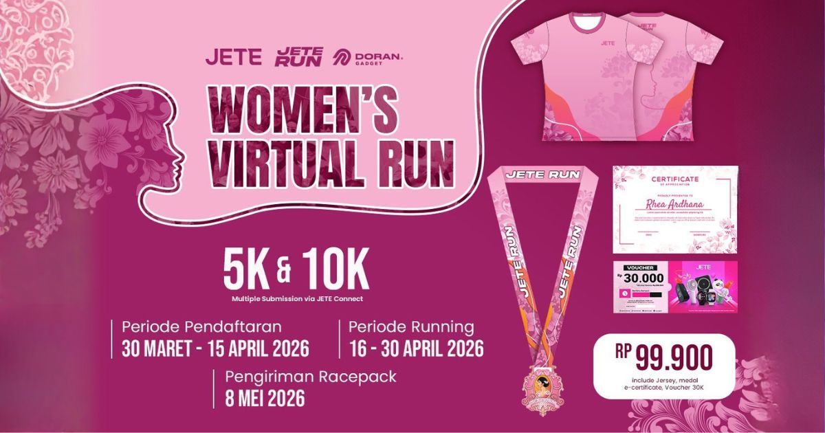 JETE WOMENS RUN - Virtual Race