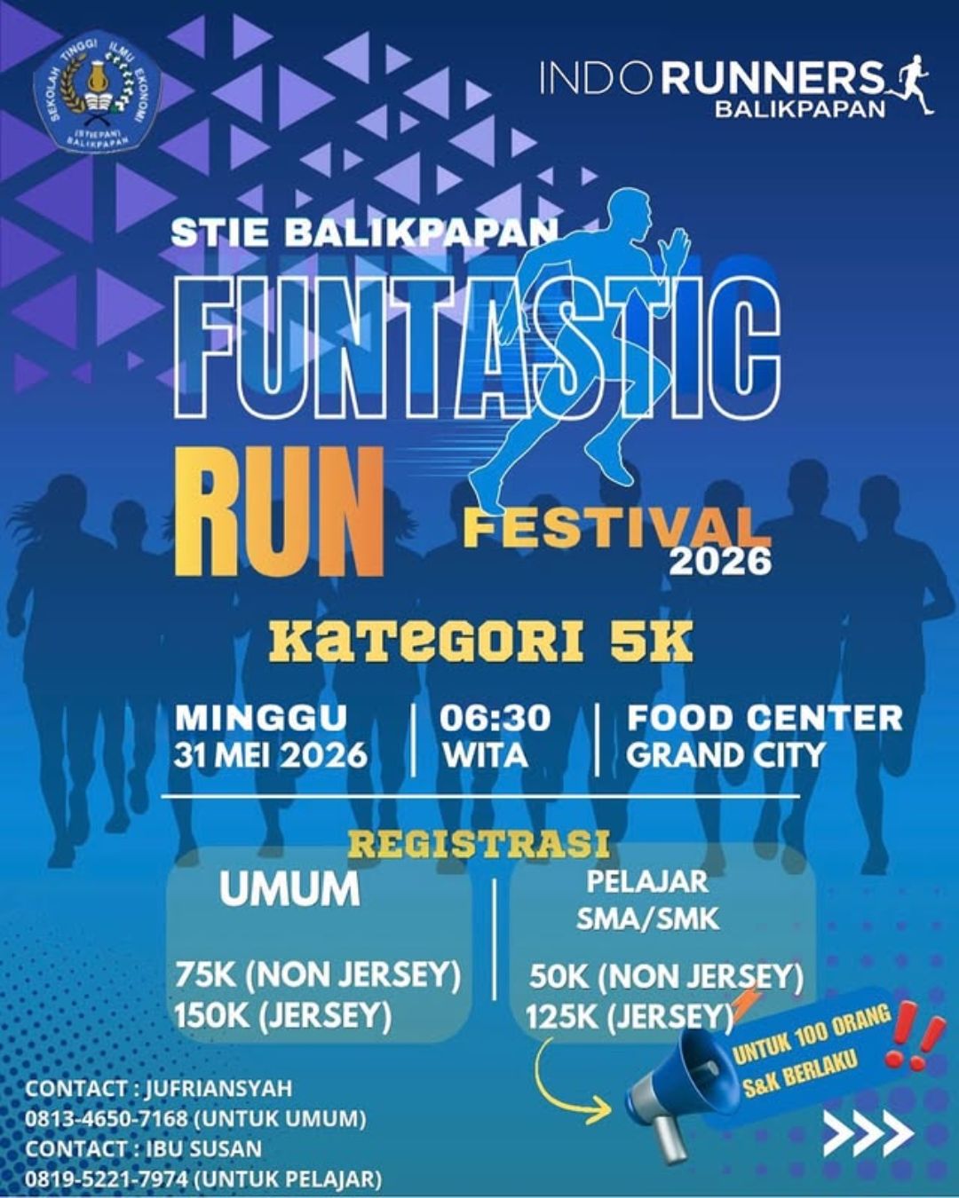 STIE Balikpapan Funtastic Run Festival 2026