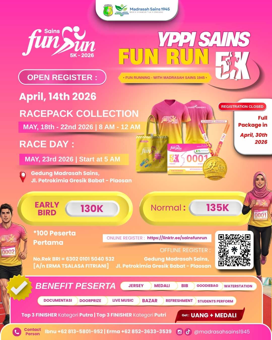 YPPI Sains Fun Run 5K 2026