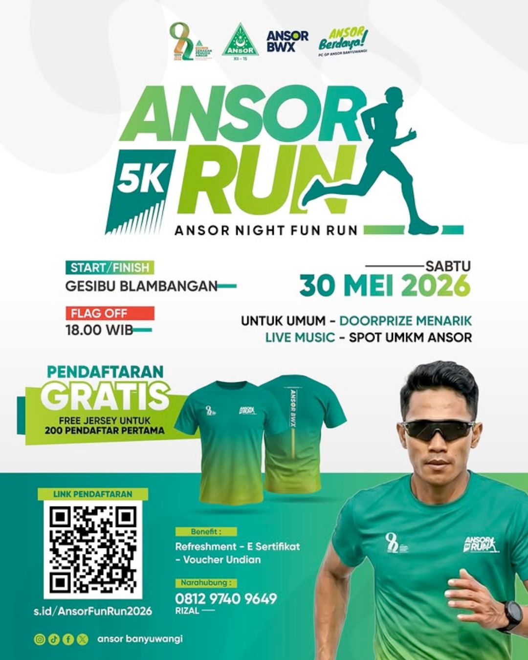 Ansor 5K Run Ansor Night Fun Run 2026