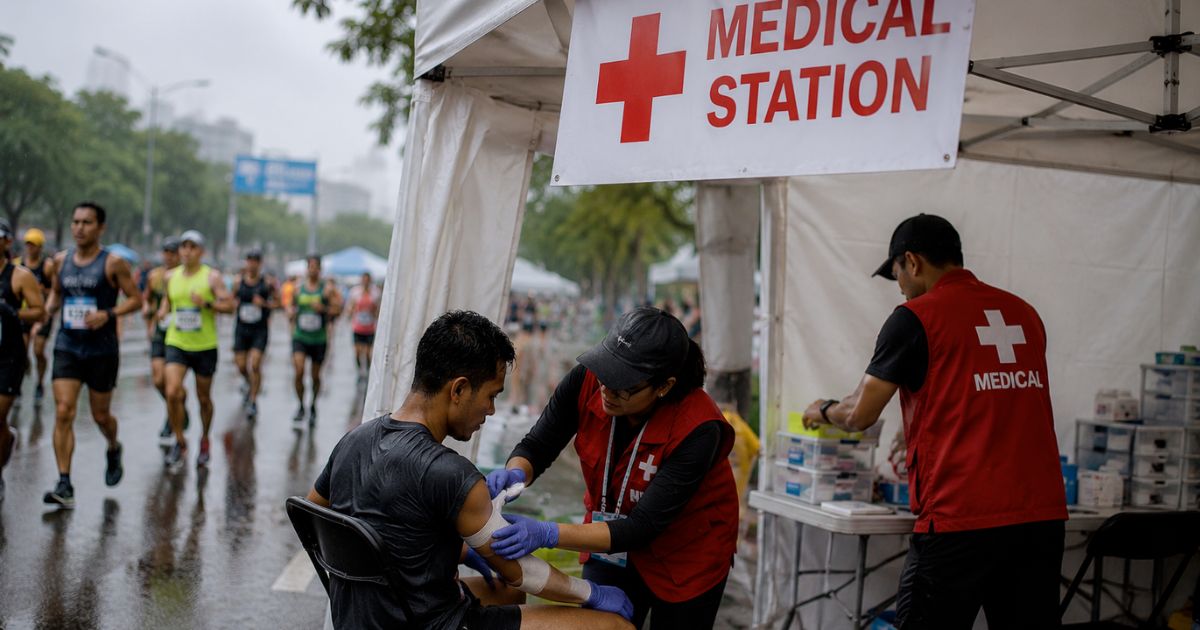 Medical Station di Running Event