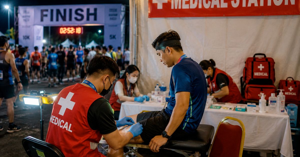 Fungsi Medical Station dalam Event Lari