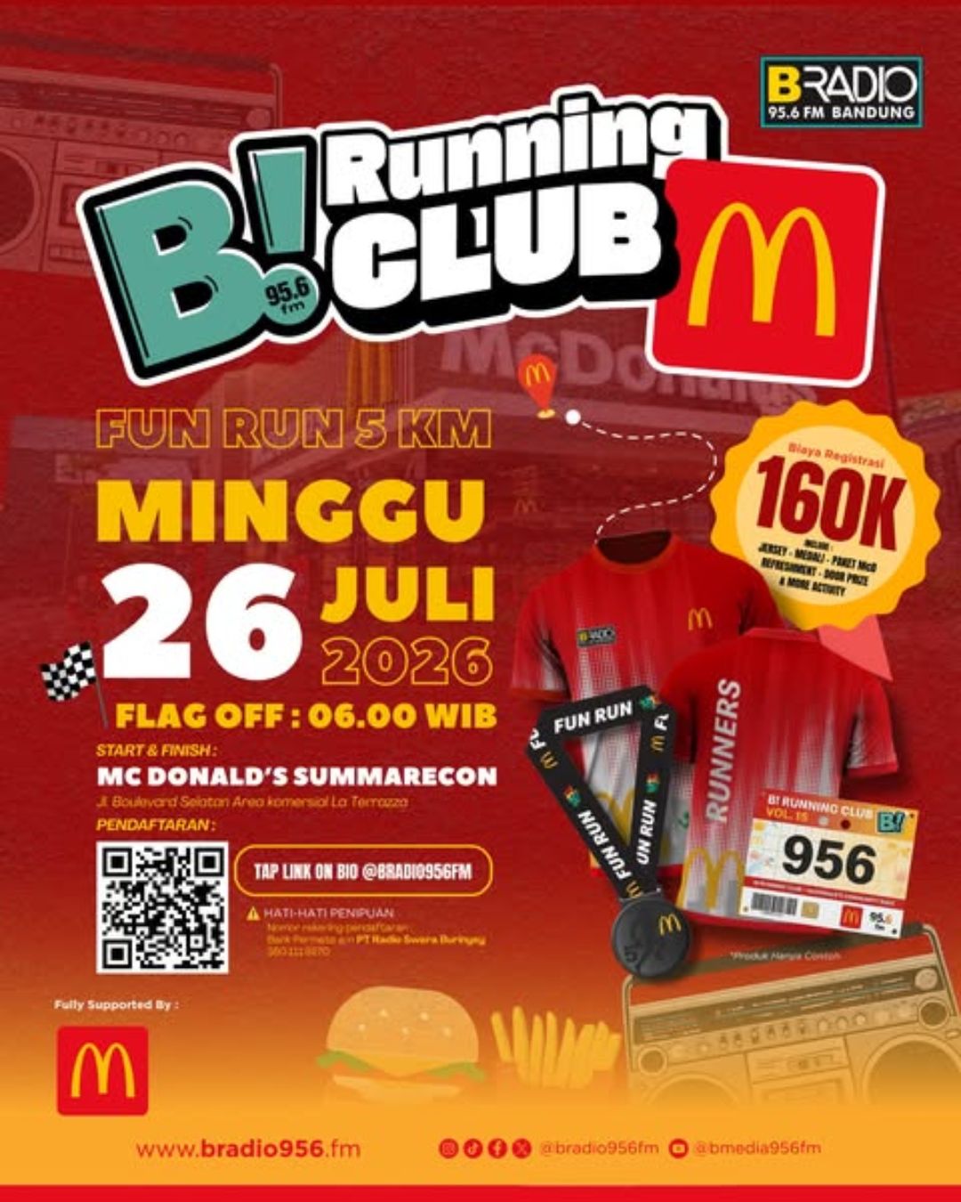 B RUNNING CLUB xVol. 15 with Mc Donald's