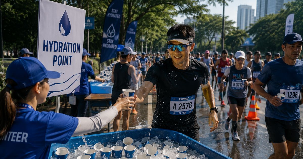 Hydration Point dalam Event Lari
