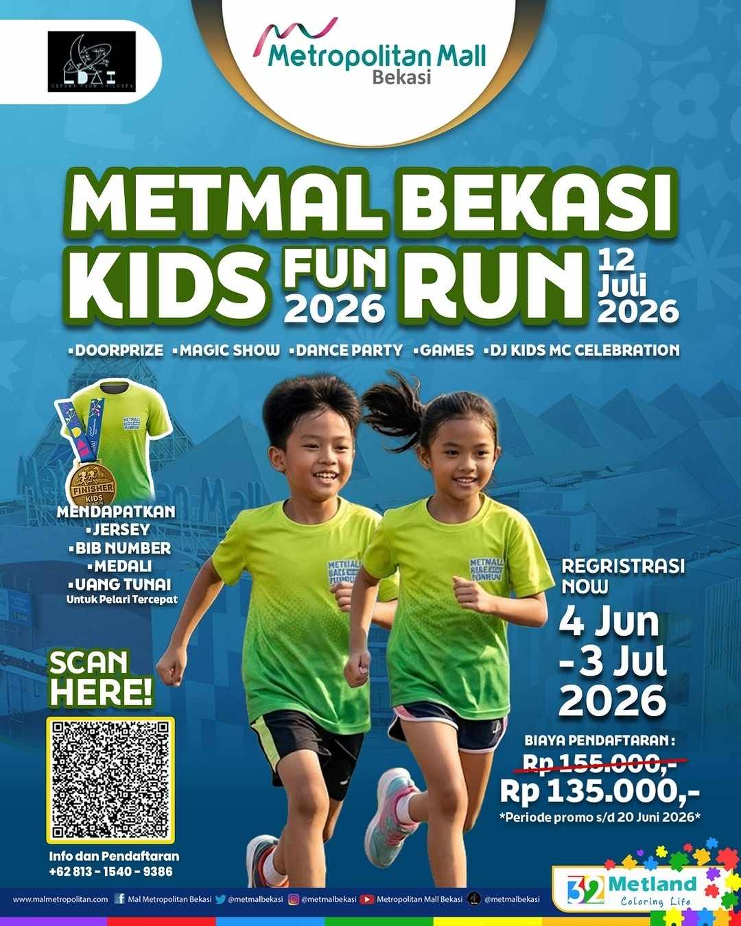 Metmall Bekasi Kids Fun Run 2026 Metmall Bekasi Kids Fun Run 2026
