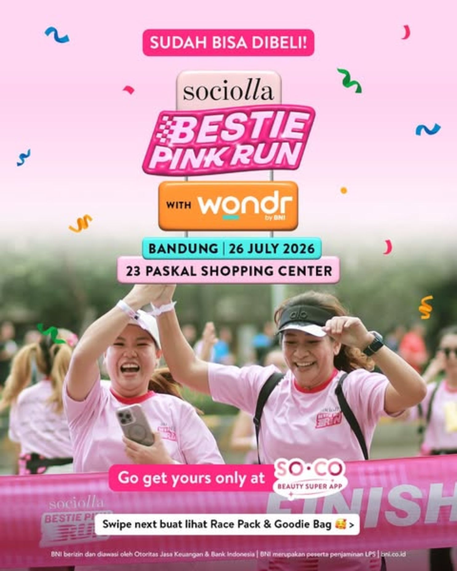 Sociolla Bestie Pink Run Bandung