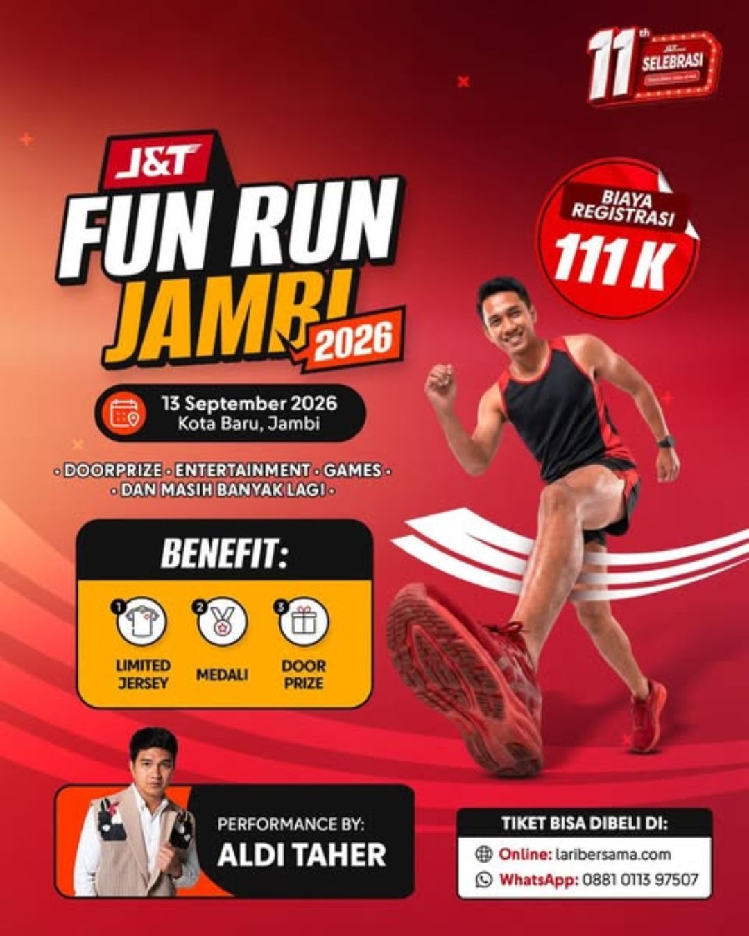 J&T Fun Run Jambi 2026