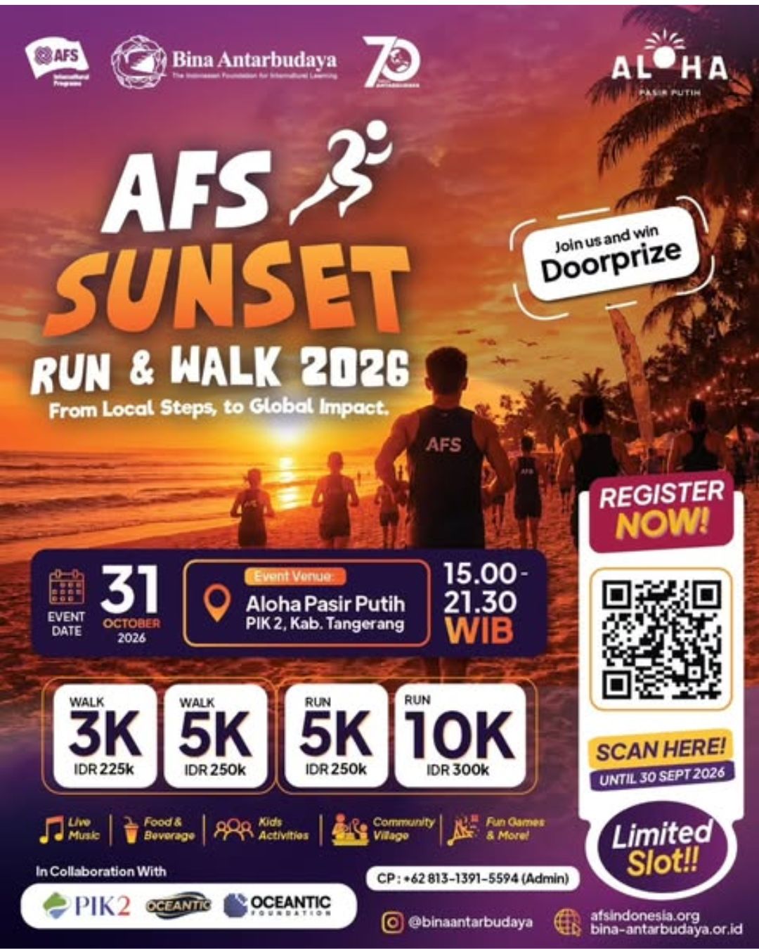 AFS Sunset Run & Walk 2026