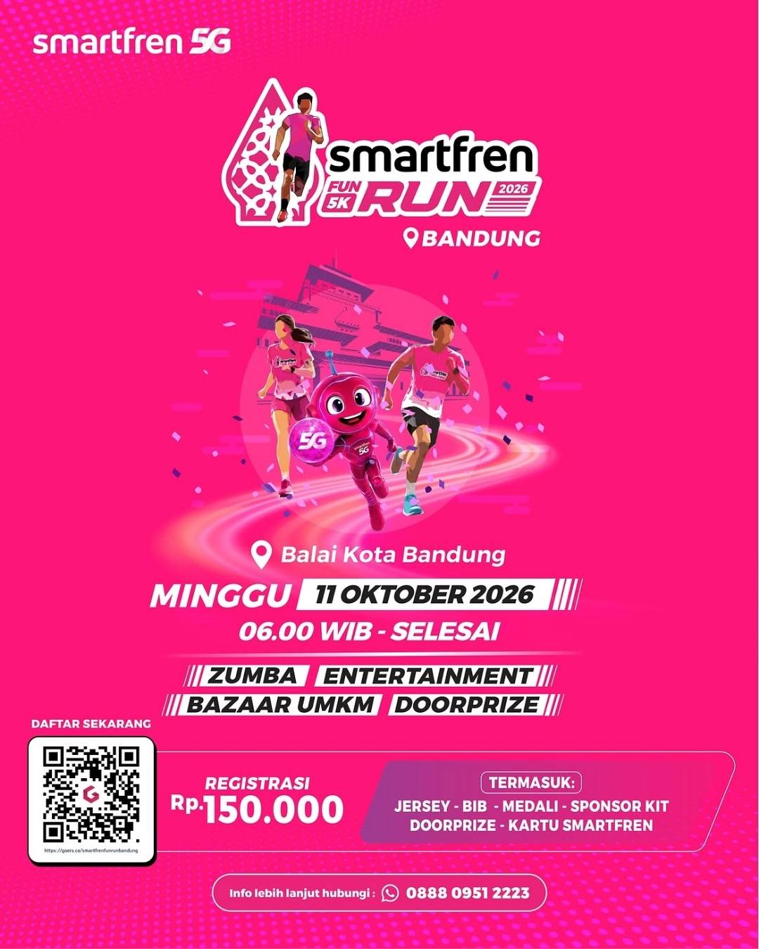 Smartfren Fun Run 2026 Bandung