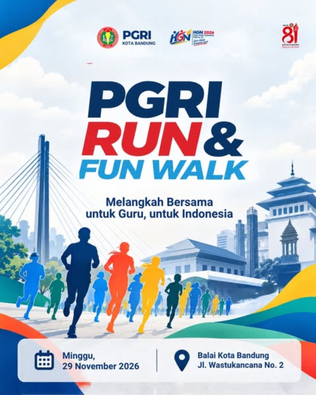 PGRI RUN & FUN WALK 2026 PGRI RUN & FUN WALK 2026